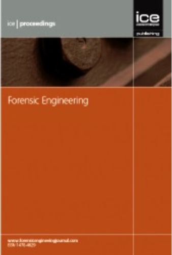 Proceedings of the Institution of Civil Engineers - Forensic Engineering