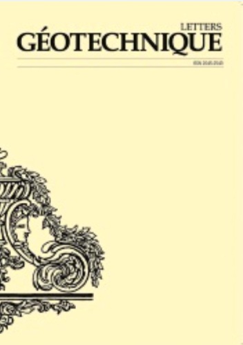 "Géotechnique Letters"