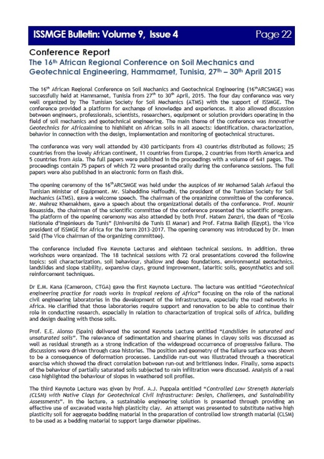 ISSMGE Bulletin