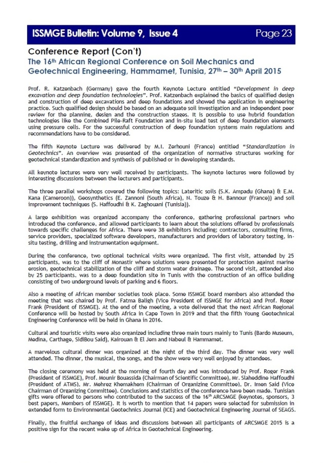 ISSMGE Bulletin