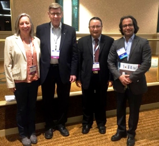 Sandra Houston, Delwyn Fredlund, Harianto Rahardjo and Laureano Hoyos
