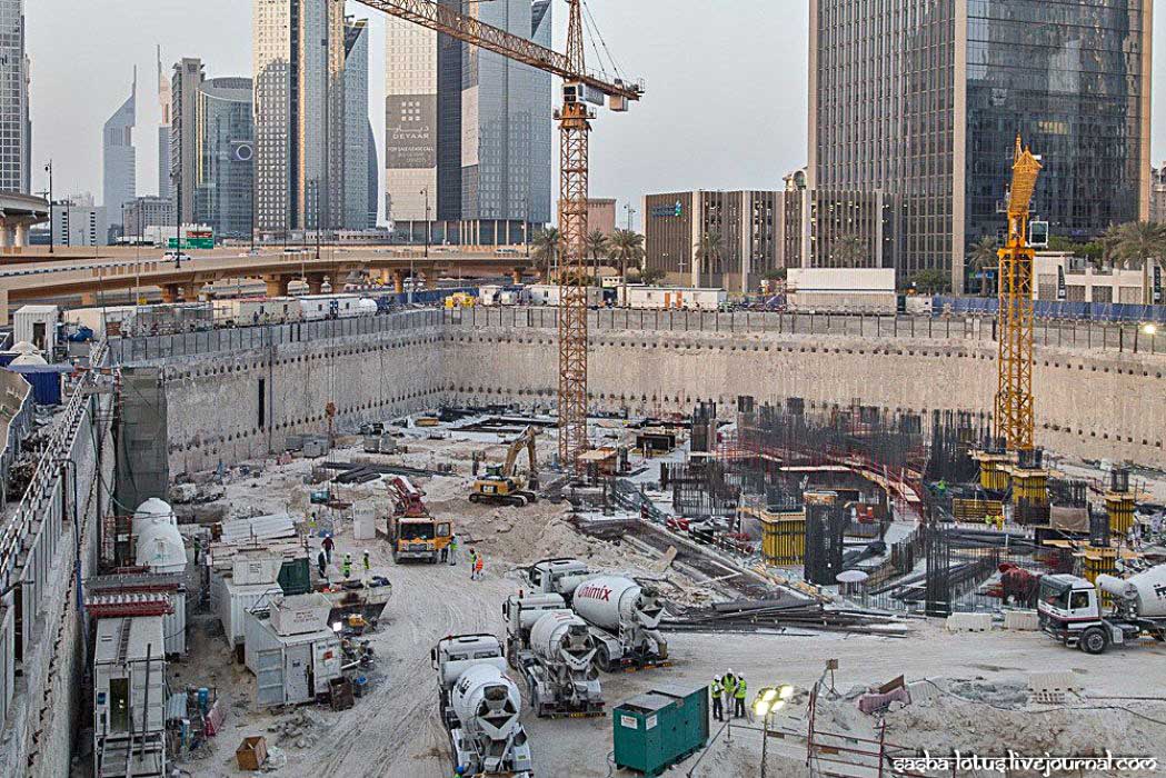 Строительство «Burj-Khalifa»