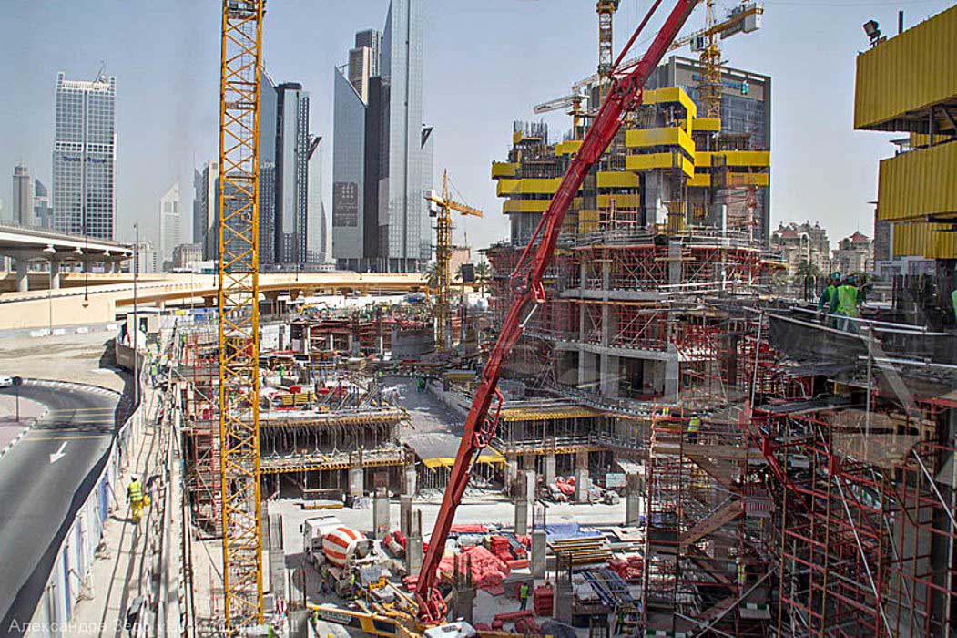Строительство «Burj-Khalifa»