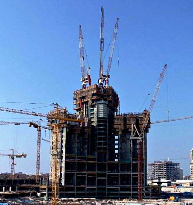 Строительство «Burj-Khalifa»
