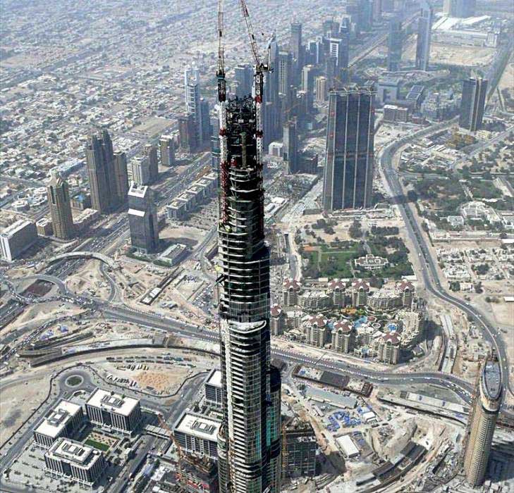 Строительство «Burj-Khalifa»