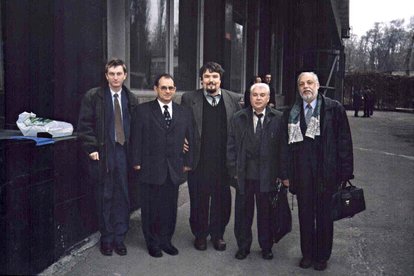 профессора Н.Л. Зоценко и Д.М. Шапиро с будущими профессорами: Ю.Л. Винников, Л.В. Нуждин и С.В. Алейников