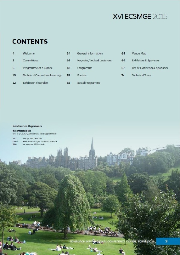 XVI ECSMGE, Edinburgh, Scotland