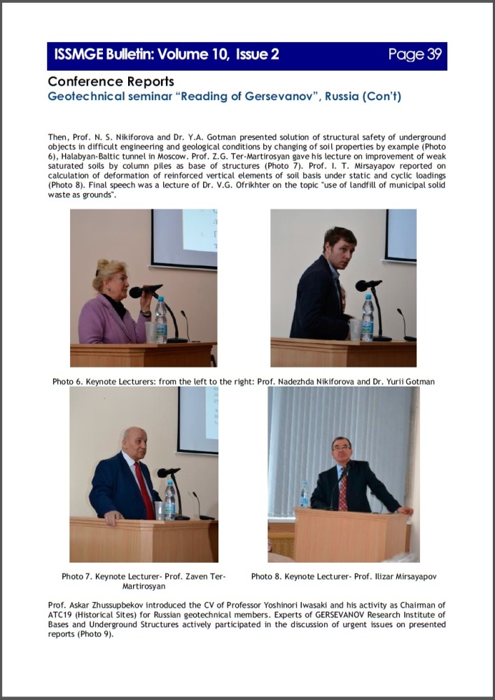 ISSMGE Bulletin Vol.10 Iss.2