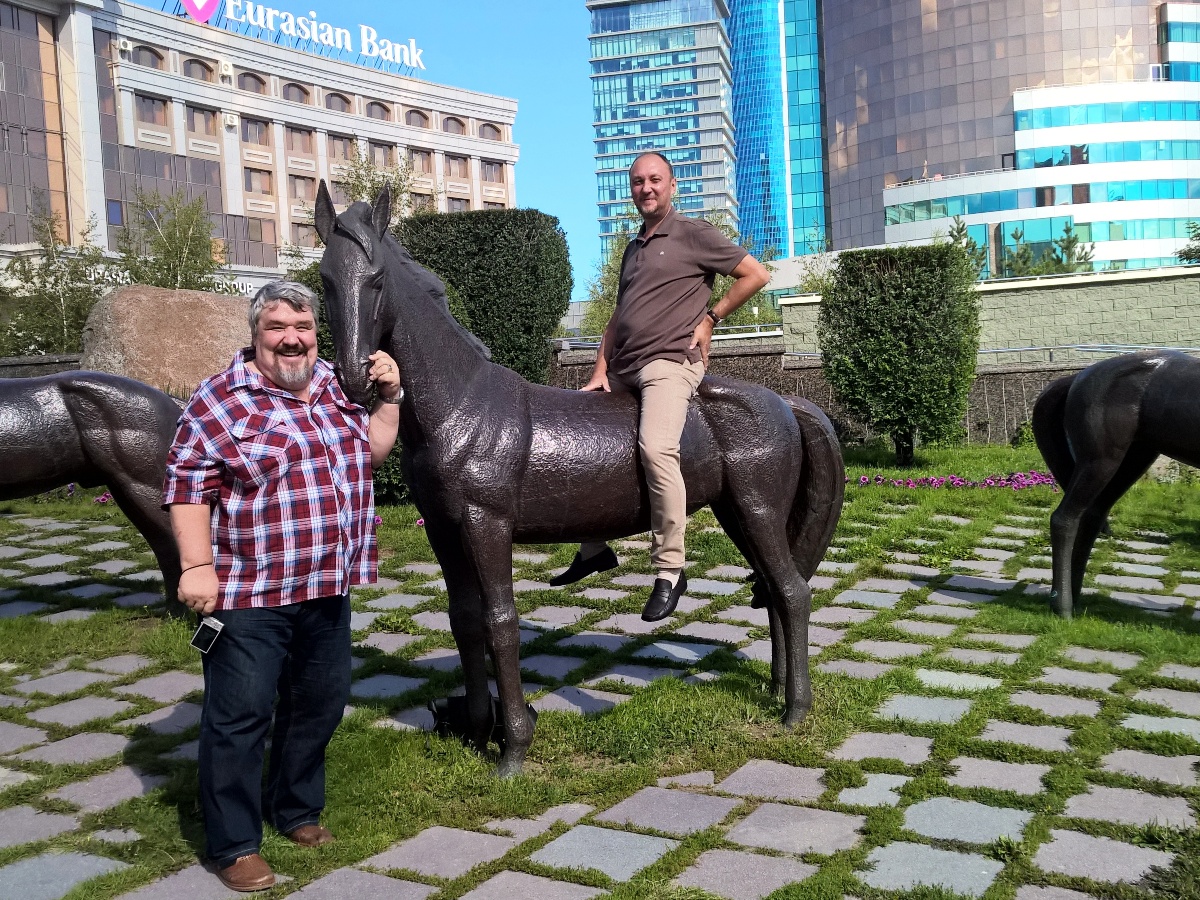 Встреча Т-воСибГт-в Л.В. Нуждина, М.Л. Нуждина, А.Б. Пономарева и С.А. Кудрявцева в Астане.