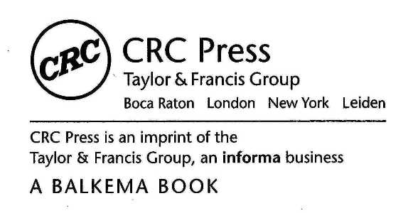 «A BALKEMA BOOK»