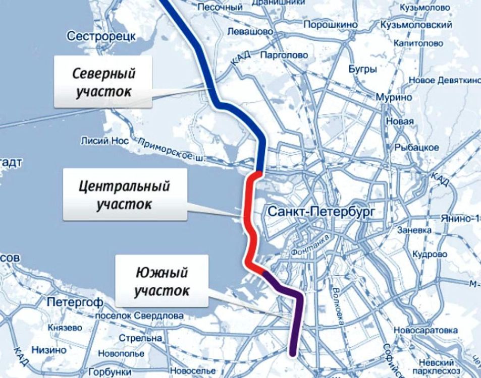 трасса «Западный скоростной диаметр»