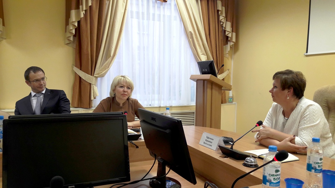 Встреча членов экспертной аккредитационной комиссии с руководством Тюменского индустриального университета