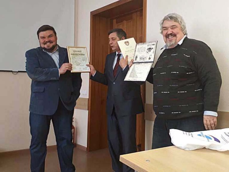 М.Л. Нуждин, С.Н. Лавров и Л.В. Нуждин
